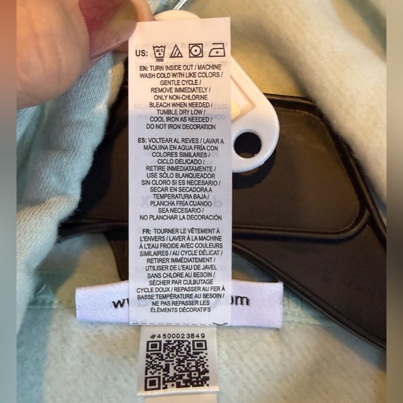 Reebok Pastel Blue Hoodie - Picture 8 of 8